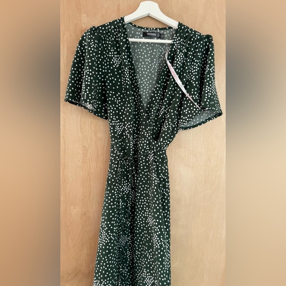 Missguided Green High Low Dress - Picture 9 of 15